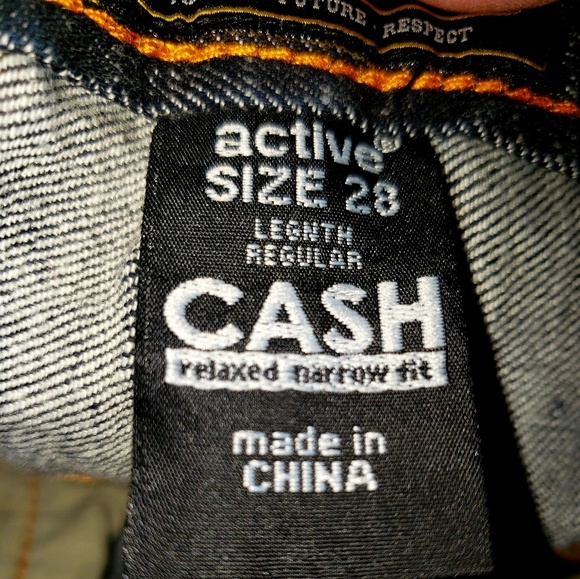 Active Relaxed Narrow Fit Jeans Size 28 - Picture 2 of 6